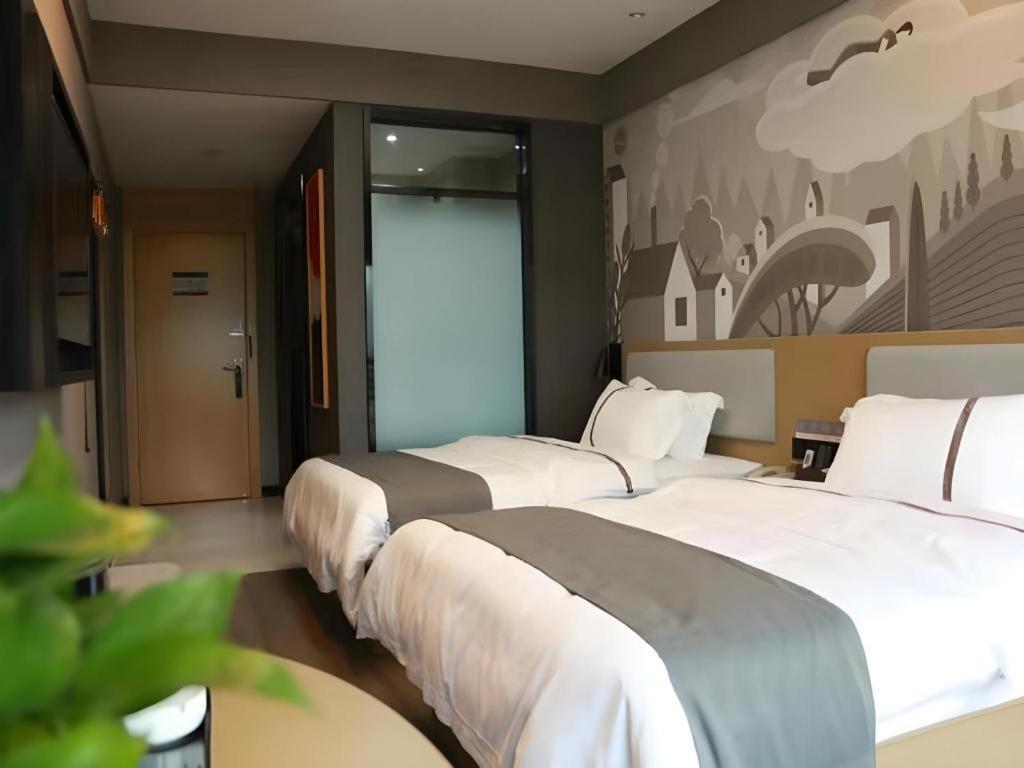 Thank Inn Hotel Hubei Wuhan Caidian Zhong Fa Xincheng Tongji Exterior photo